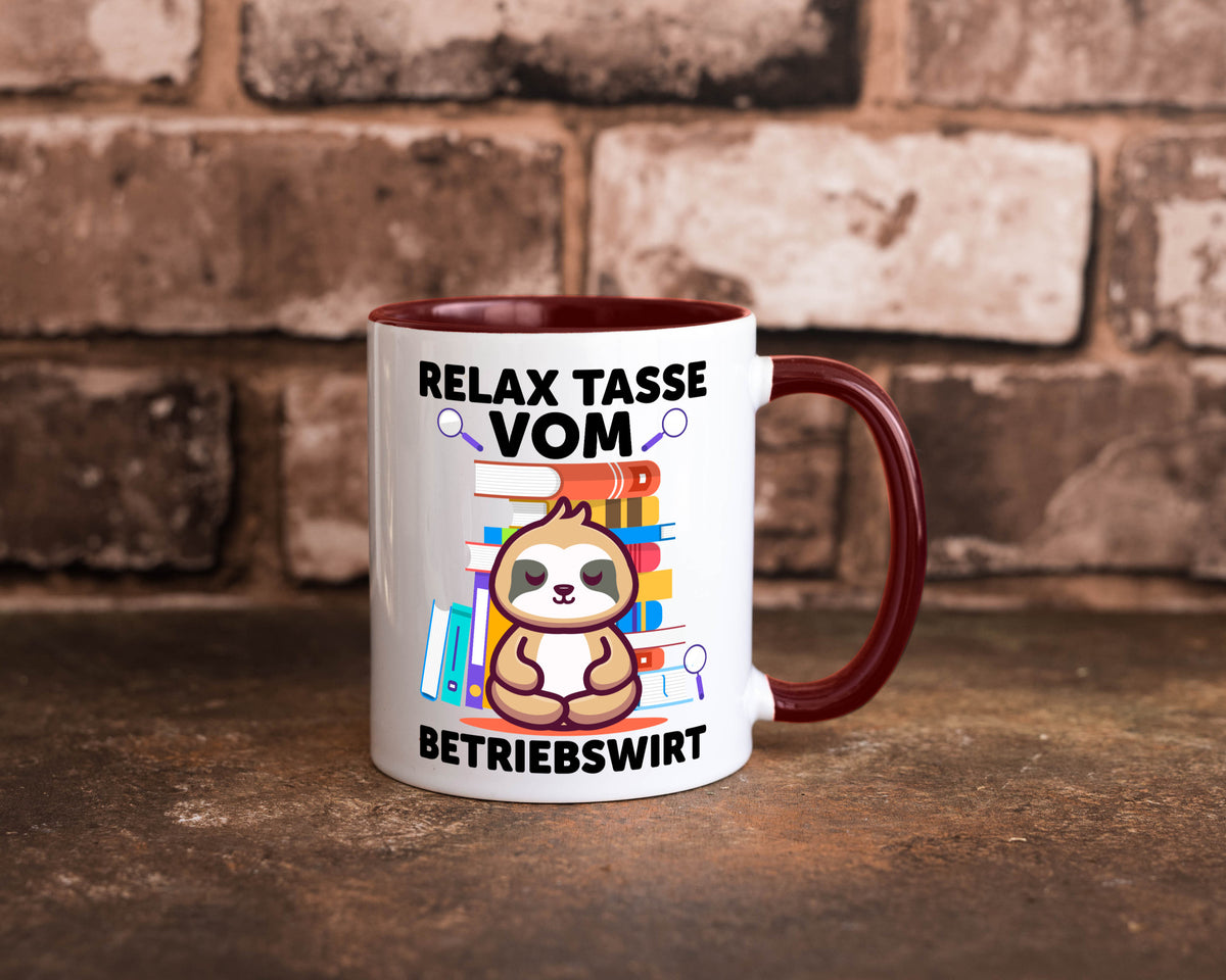 Relax Tasse: Betriebswirt | Betriebswirtschaft lustiger Spruch Geschenk Humor