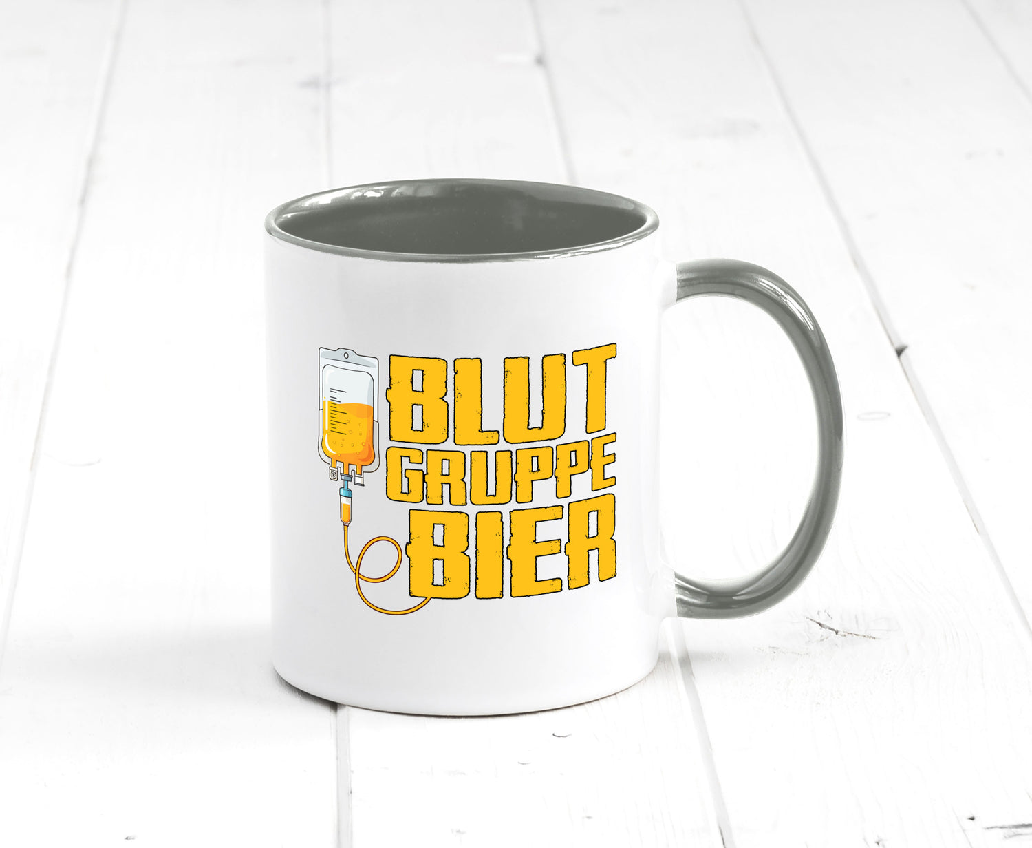 Blutgruppe Bier | Saufen Trinken Biertrinker Humor Geschenkidee Tasse
