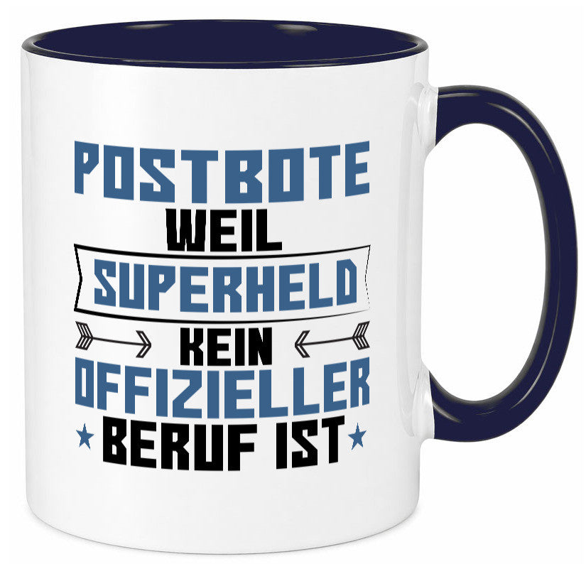Superheld Postbote | Beruf Post Briefträger Geschenk Arbeit Kollegen Büro