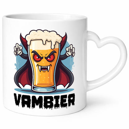 Vambier | Helloween Fledermaus mit Bier Geschenkidee Humor Tasse