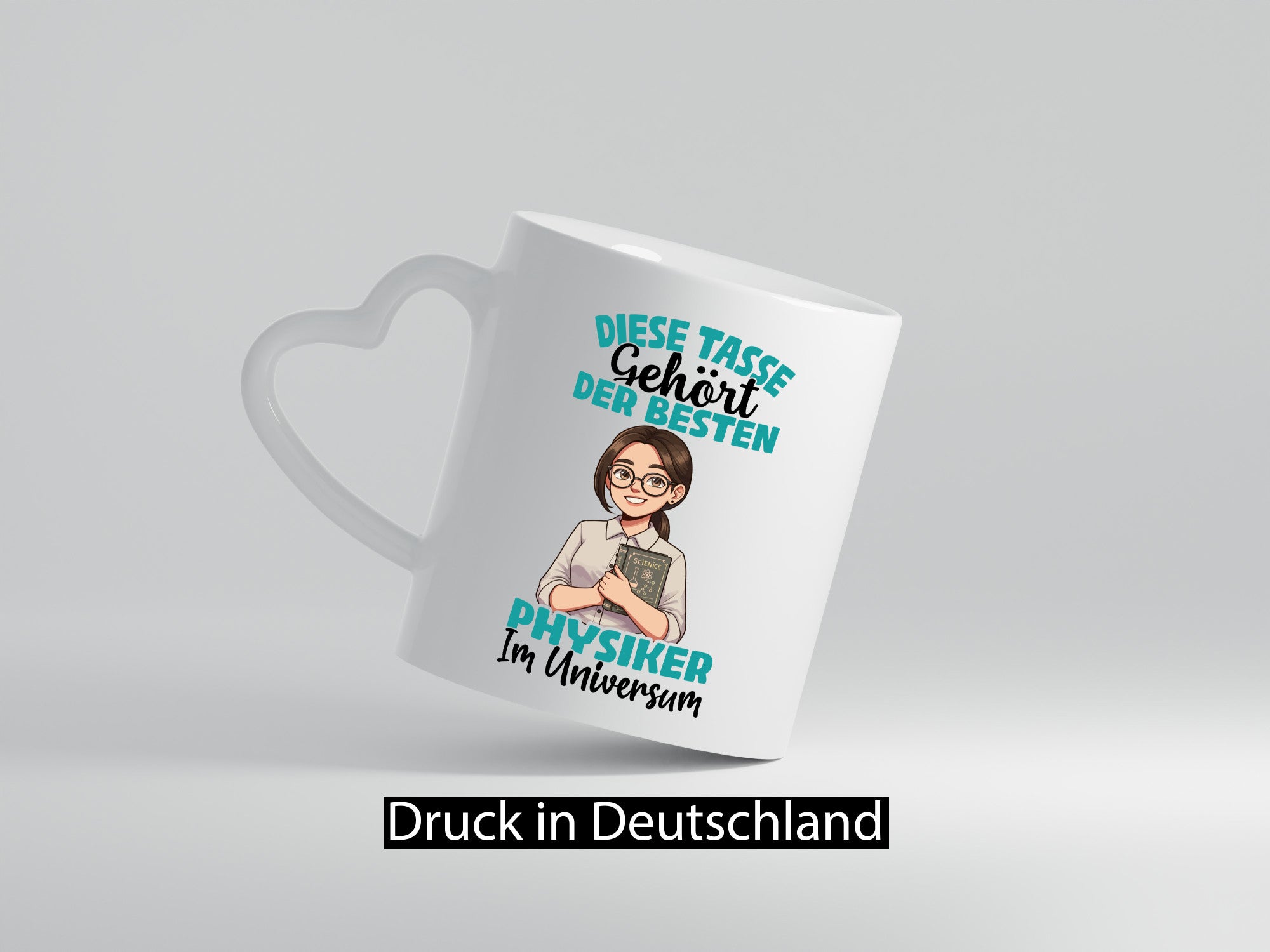 Im Universum: Physikerin | Physik Geschenkidee Humor Tasse