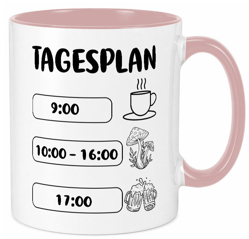 Tagesplan Pilzsammler | Pilze Wald v2 Geschenk Humor Geschenkidee lustiger