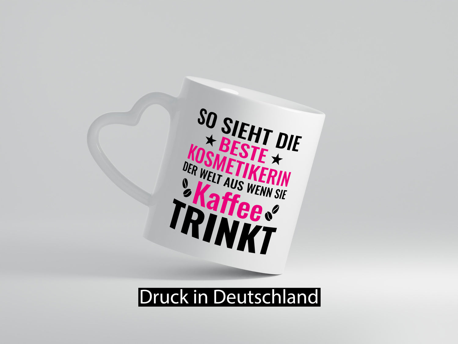 Kaffee trinkt: Kosmetikerin | Kosmetik Stylistin lustig Humor Geschenkidee