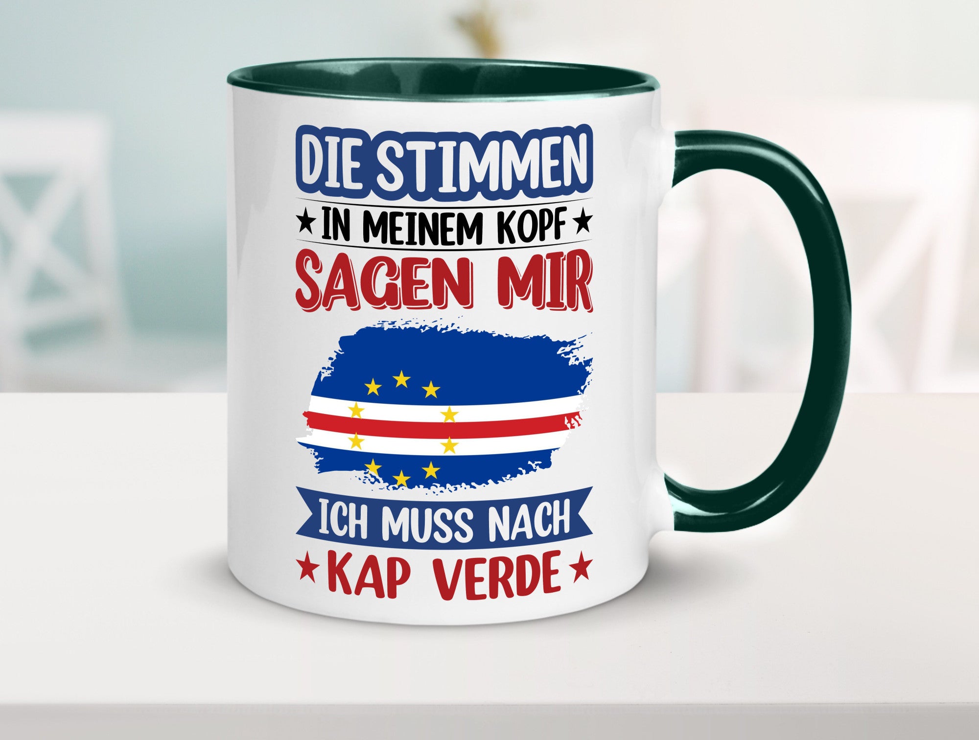 Kap Verde | Urlaub Stimmen in meinem Kopf Traumland lustig Humor Geschenkidee