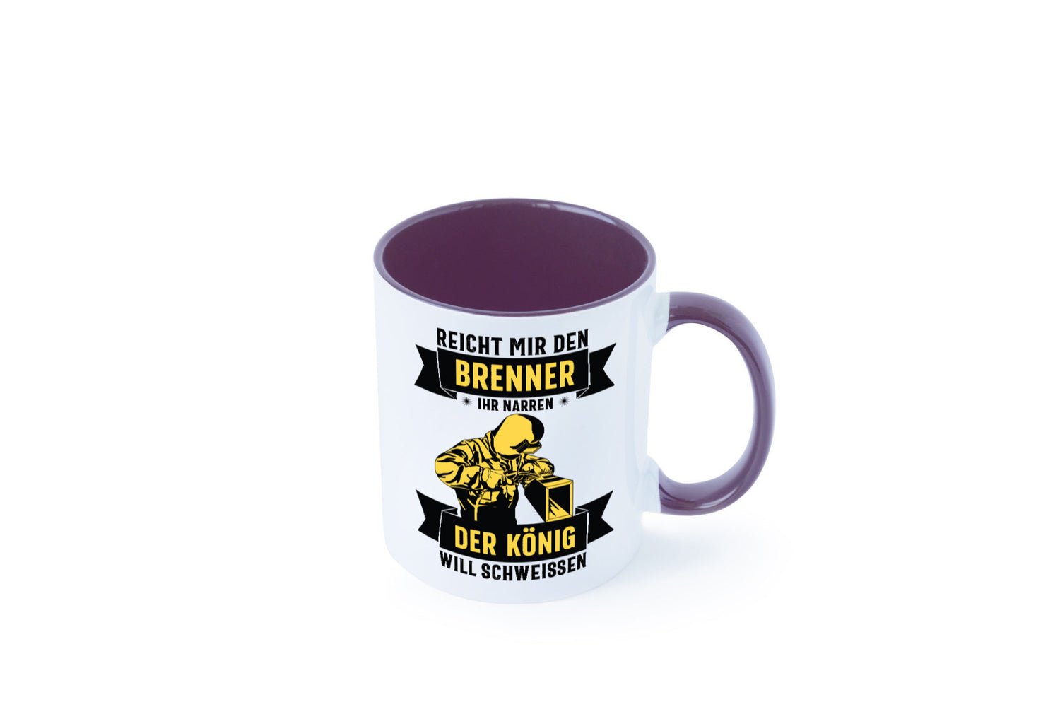König will schweissen | Schweisser Sterne lustiger Spruch Geschenk Humor