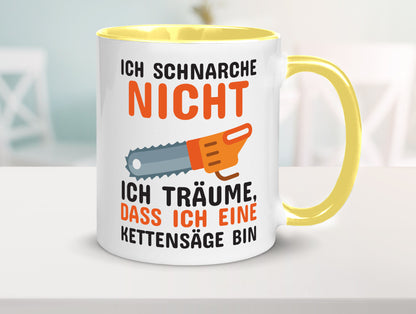 Ich schnarche nicht lustiger Spruch Geschenk Humor Geschenkidee Tasse