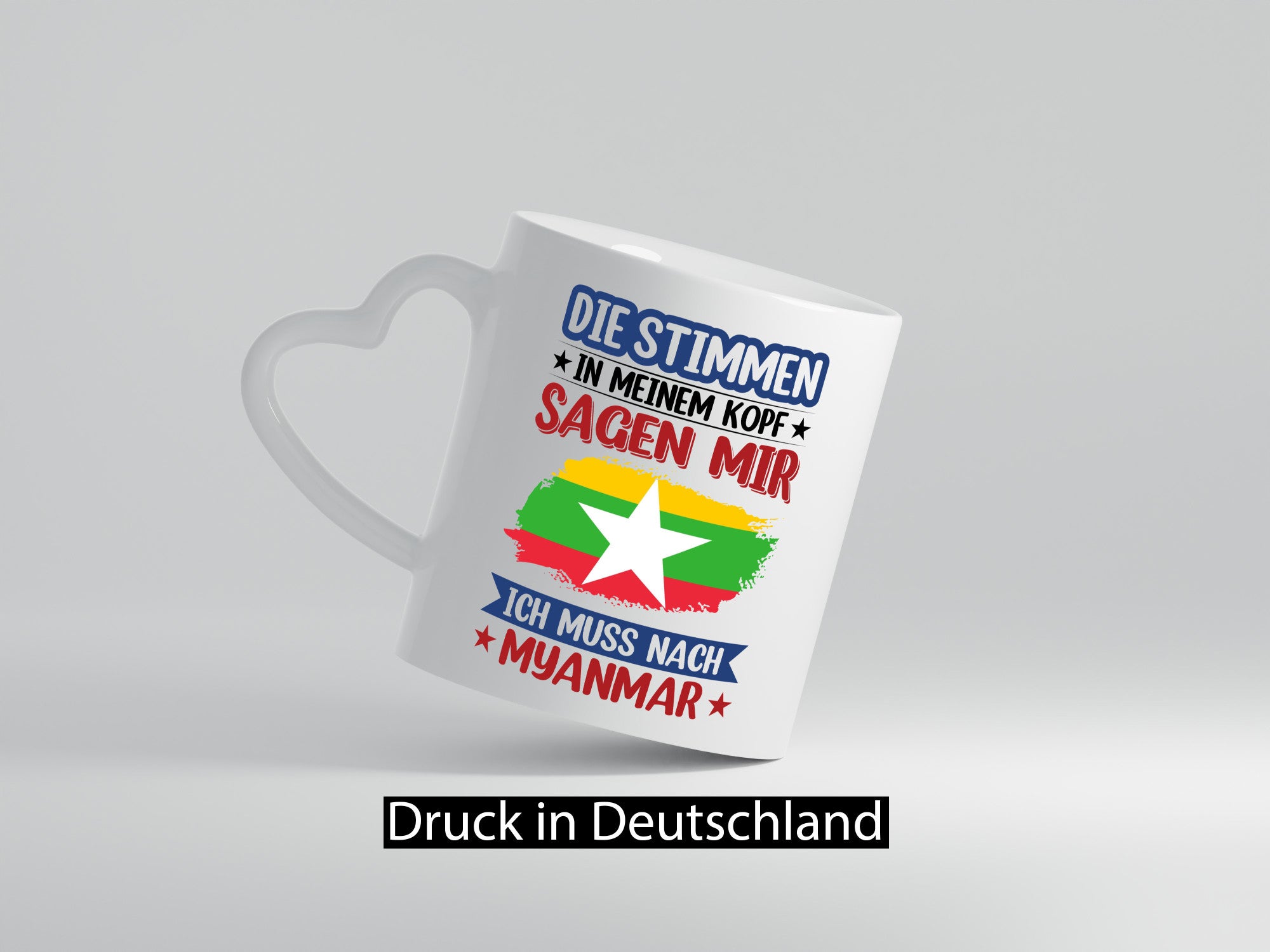 Myanmar | Urlaub Stimmen in meinem Kopf Traumland lustiger Spruch Geschenk