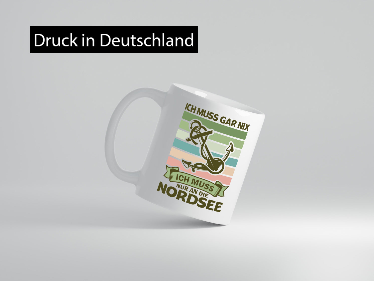 Ich muss gar nix | Nordsee Reisen lustiger Spruch Geschenk Humor Geschenkidee
