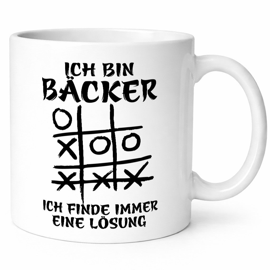 Ich bin Bäcker finde immer eine Lösung | Meister lustig Humor Geschenkidee