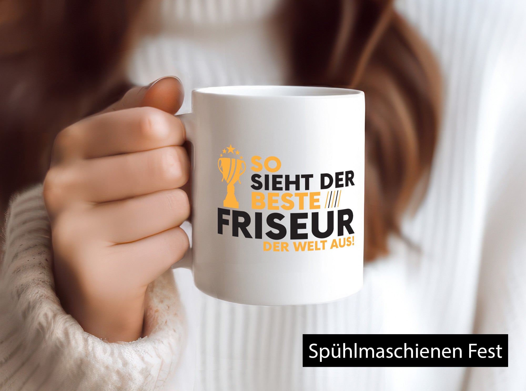 Der Weltbeste Friseur | Frisör Humor Geschenkidee Tasse