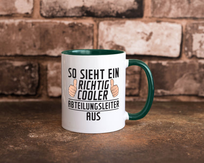 Richtig Cooler Abteilungsleiter| Führungskraft lustiger Spruch Geschenk Humor