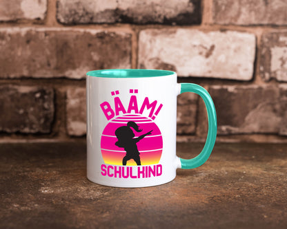Bääm Schulkind | Einschuldung Schulanfang Geschenkidee Humor Tasse