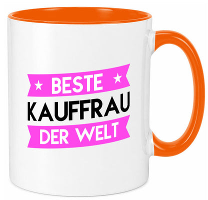 Beste Kauffrau | Kauffrauen Geschenkidee Humor Tasse