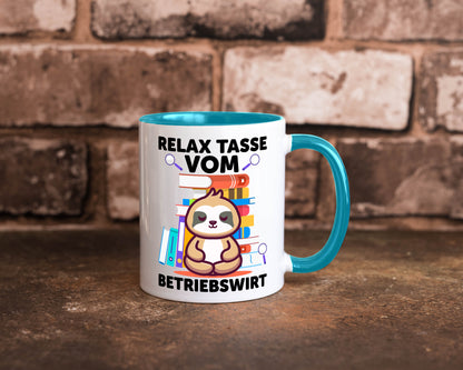 Relax Tasse: Betriebswirt | Betriebswirtschaft lustiger Spruch Geschenk Humor