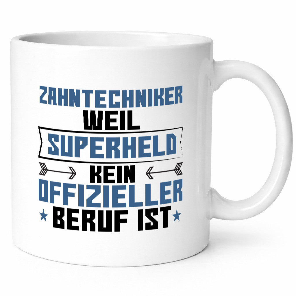 Superheld Zahntechniker | Zahnmedizin Geschenkidee Humor Tasse