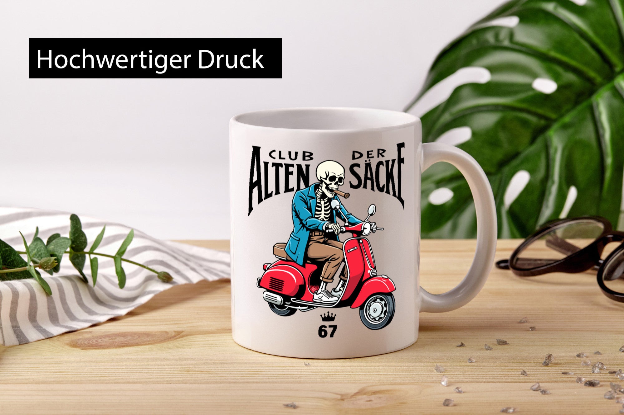 67. Geburtstag | 67 Jahre Club der alten Säcke Humor Geschenkidee Tasse