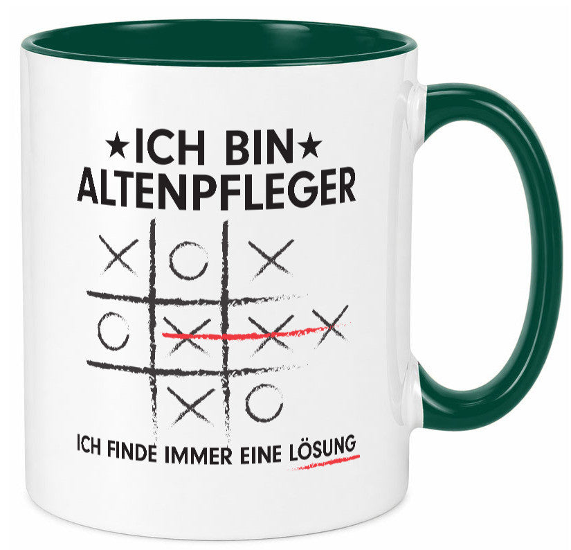 Lösung finden: Altenpfleger | Pflegepersonal v2 lustiger Spruch Geschenk Humor