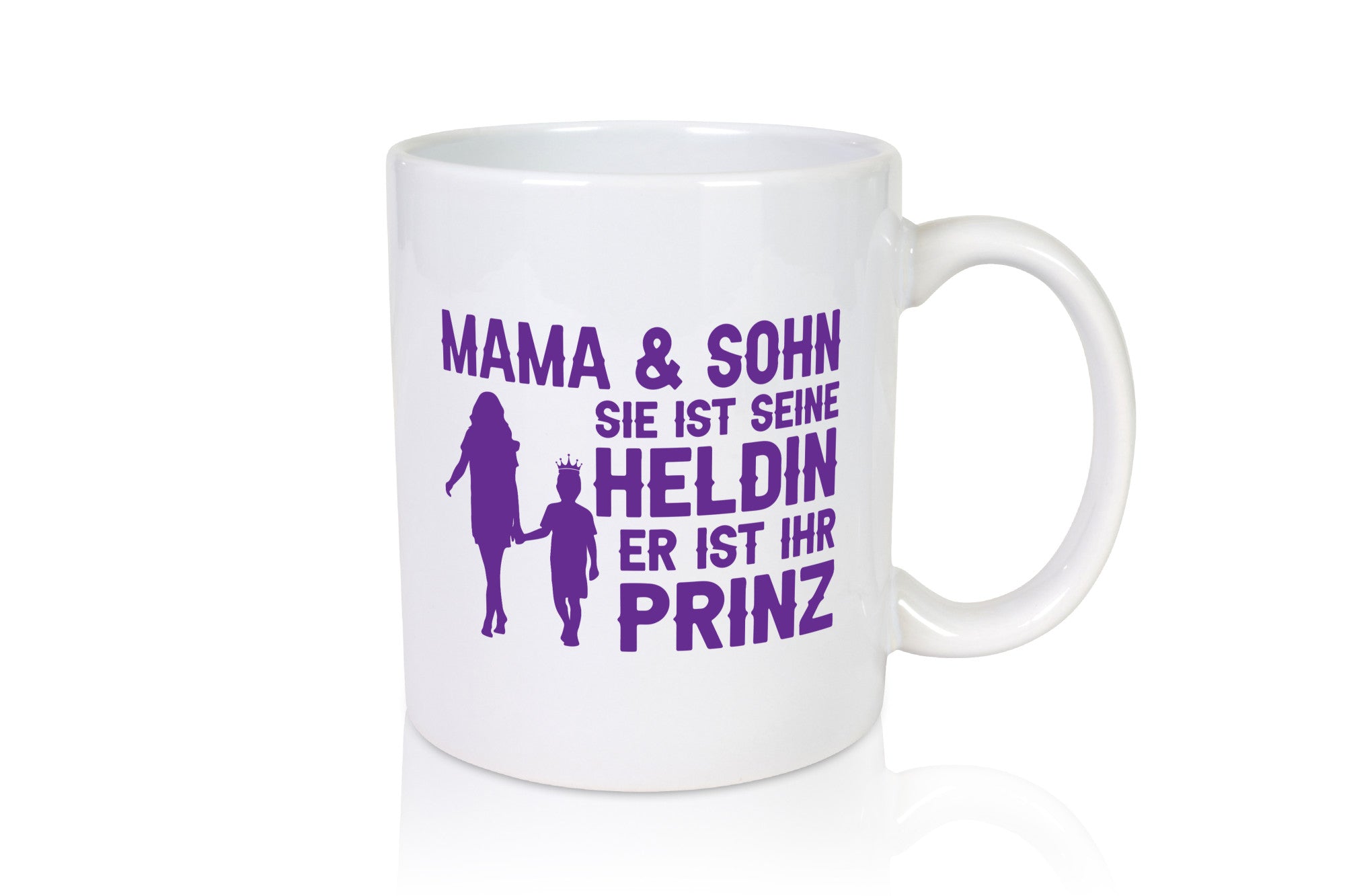 Mama &amp; Sohn | Helding Prinz Mutterliebe Geschenkidee Familie Humor Tasse