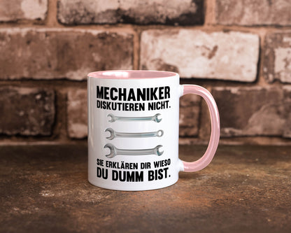 Mechaniker Diskutieren nicht sie erklären nur wieso Geschenkidee Tierliebhaber