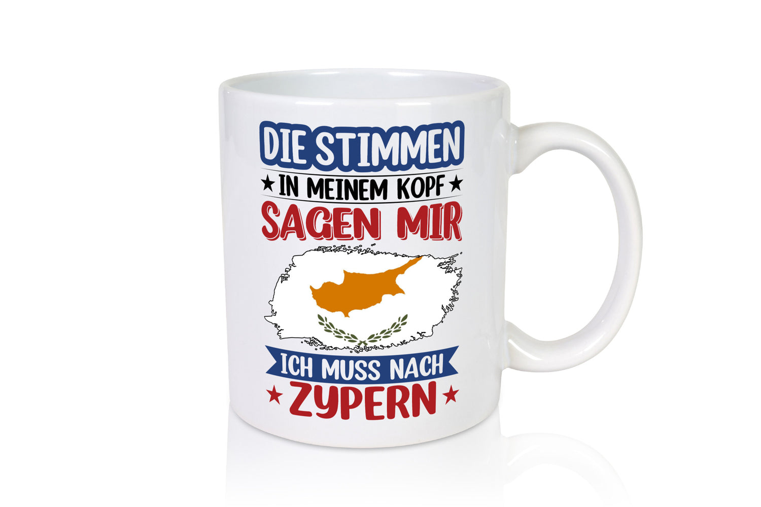 Zypern | Urlaub Stimmen in meinem Kopf Traumland lustiger Spruch Geschenk Humor