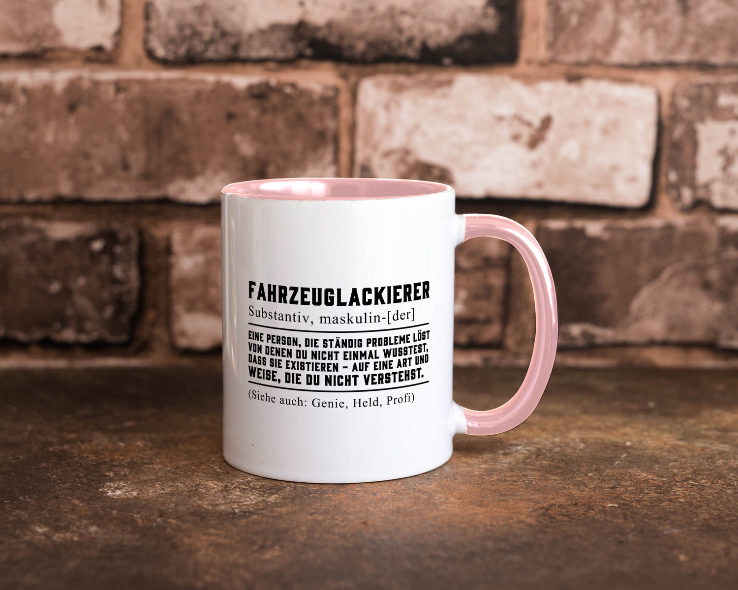 Fahrzeuglackierer | Definition Lackierer Autolackierer Humor Geschenkidee Tasse
