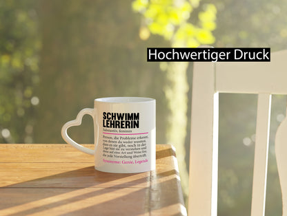Schwimmlehrerin | schwimmen Lehrer Sport Spruch v2 Geschenk Humor Geschenkidee