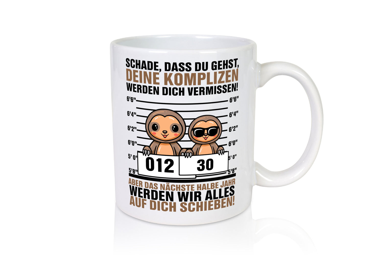 Abschiedgeschenk Kollegen | Faultier Schade das du gehst lustig Arbeit Büro
