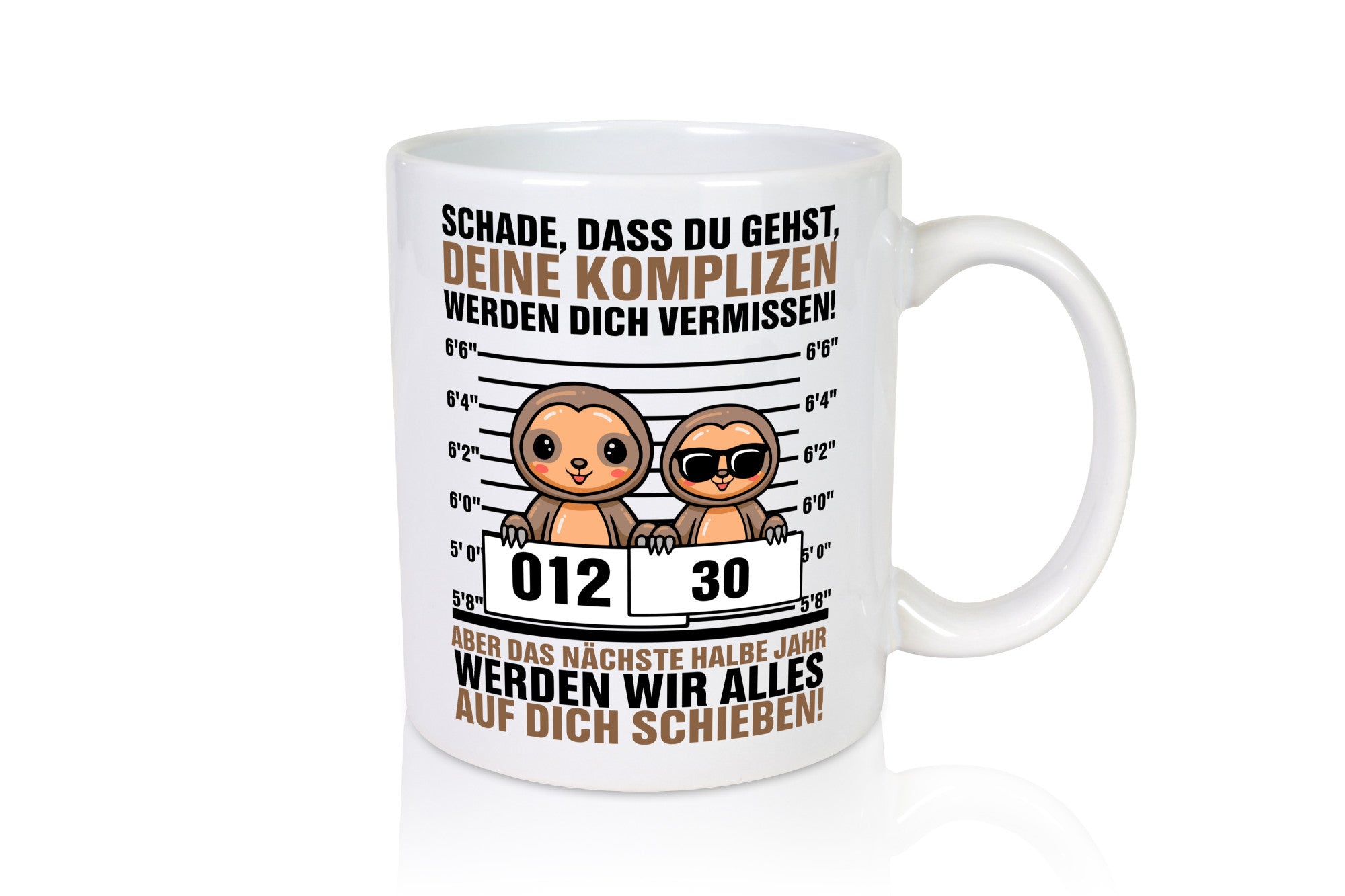 Abschiedgeschenk Kollegen | Faultier Schade das du gehst lustig Arbeit Büro