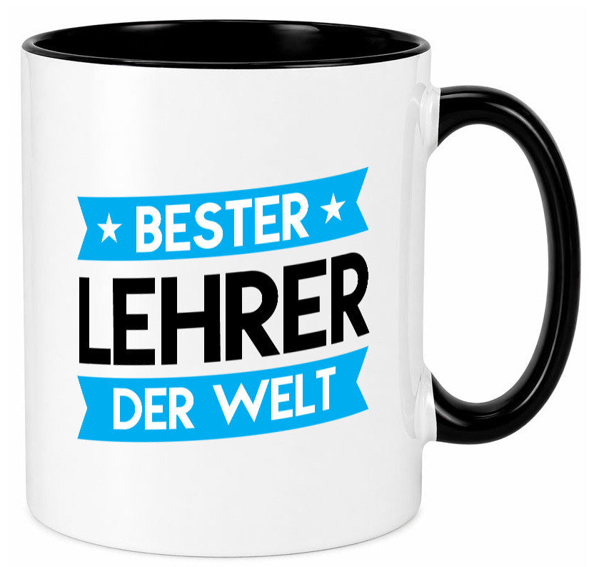 Bester Lehrer | Schule Beruf Schüler Geschenkidee Arbeit Kollegen Büro Humor Tasse