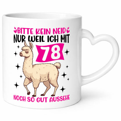 78. Geburtstag | 78 Jahre Lama gut aussehen Geschenk Geschenkidee lustig