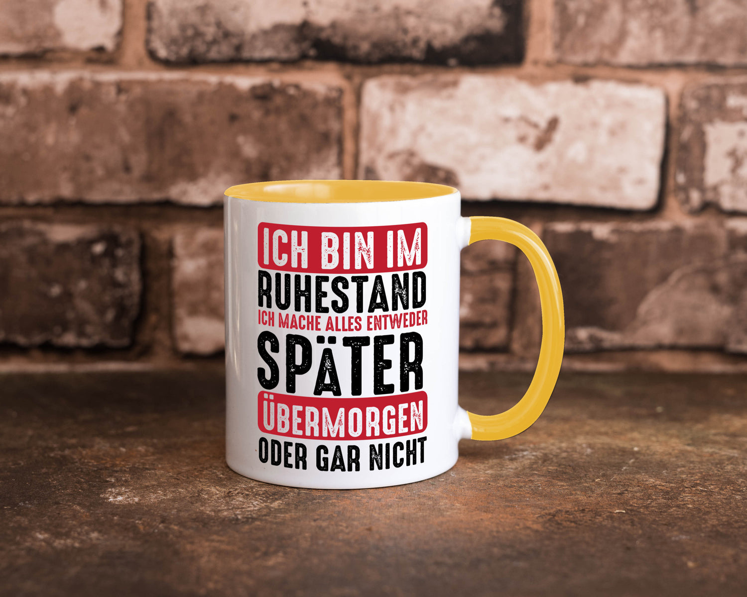 Ich mache alles später oder gar nicht | Rentner Ruhestand Geschenkidee Jubiläum