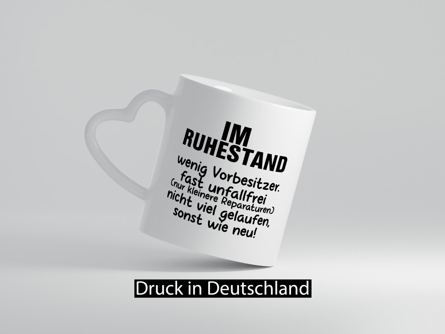 Im Ruhestand | fast wie neu Rente Rentner Pension lustig Jubiläum Geschenk Tasse
