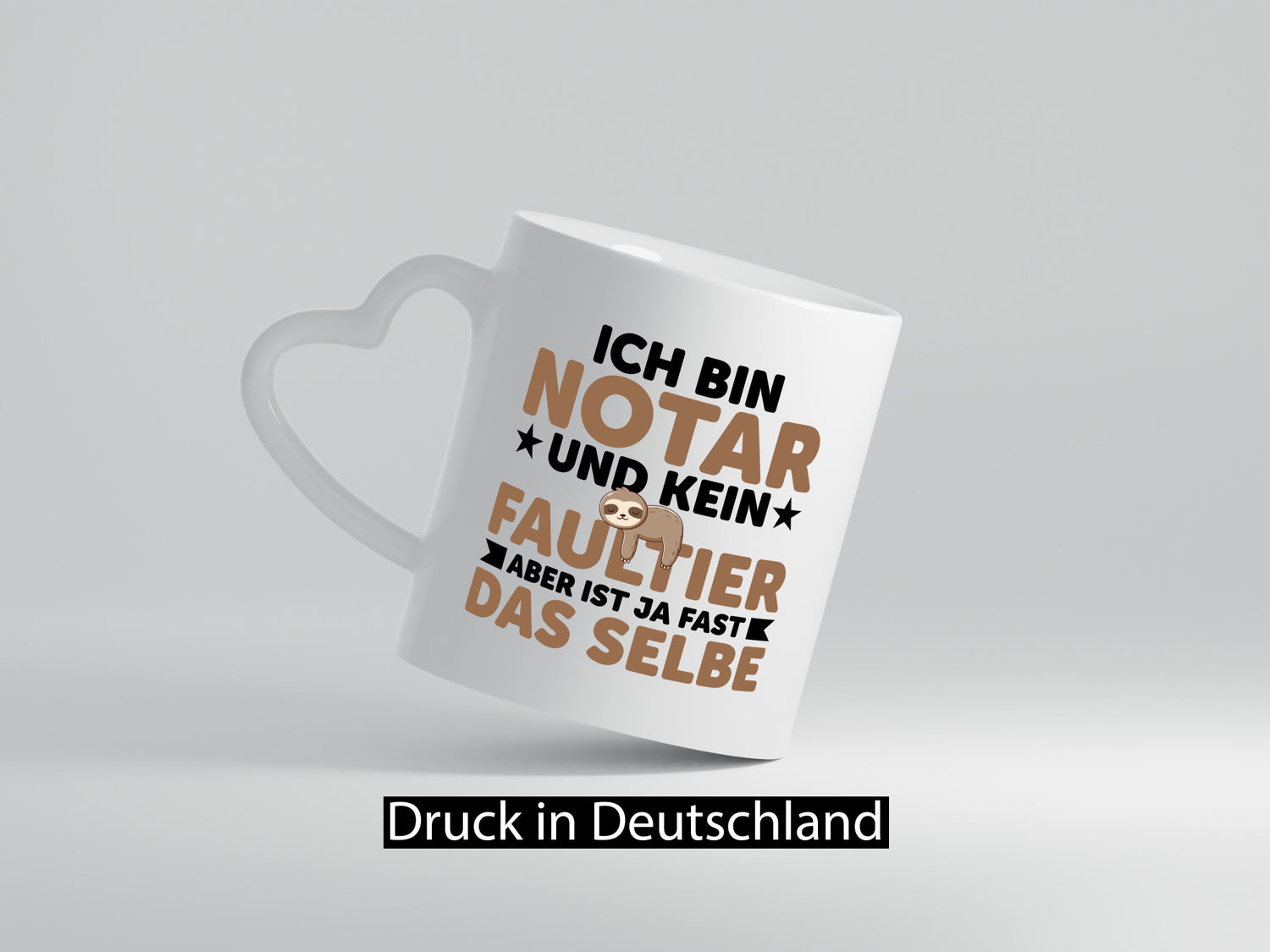 Ich bin kein Faultier: Notar | Jurist v2 lustiger Spruch Geschenk Tierliebhaber