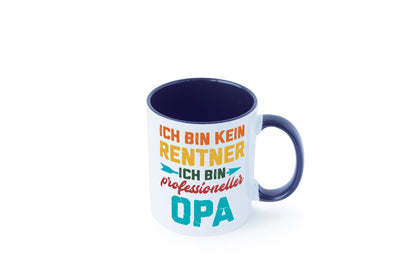 Ich bin Professioneller Opa | Rentner Großvater Geschenkidee Familie Humor Tasse