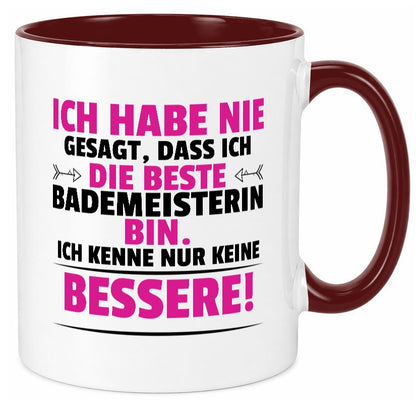 Die Beste Bademeisterin | Schwimmmeisterin Geschenkidee Humor Tasse