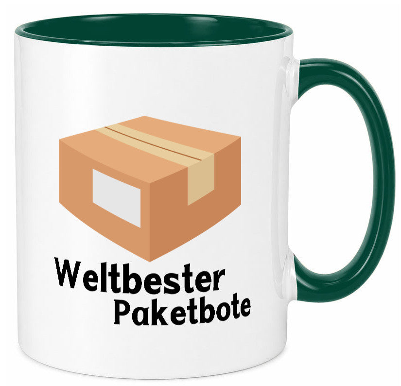 Weltbester Postbote | Paketlieferant lustiger Spruch Geschenk Humor Tasse