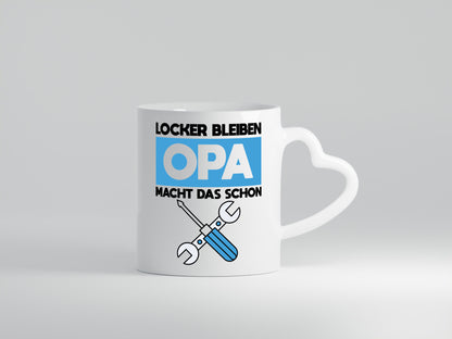 Opa macht das schon | Werkzeug Geschenk Familie Geschenkidee lustiger Spruch