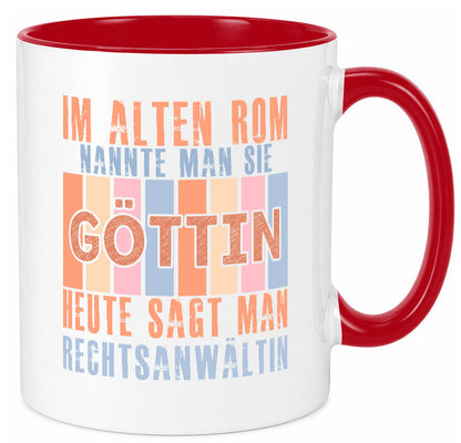 Heute sagt man: Rechtsanwältin | Jurstin Anwältin lustig Humor Geschenkidee