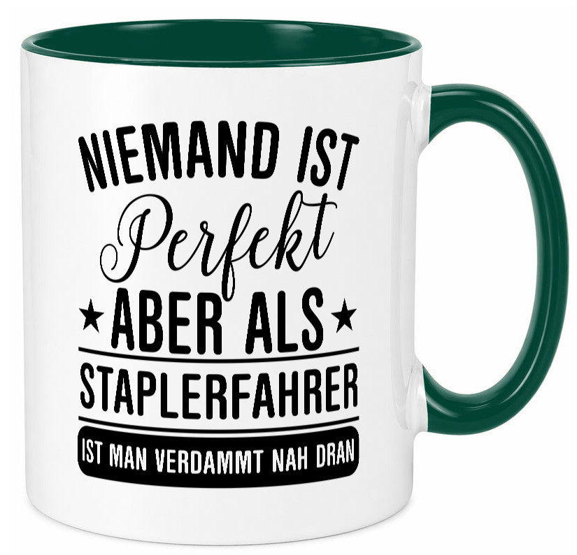 Verdammt nah dran: Staplerfahrer | Gabelstapler Fahrer lustig Humor