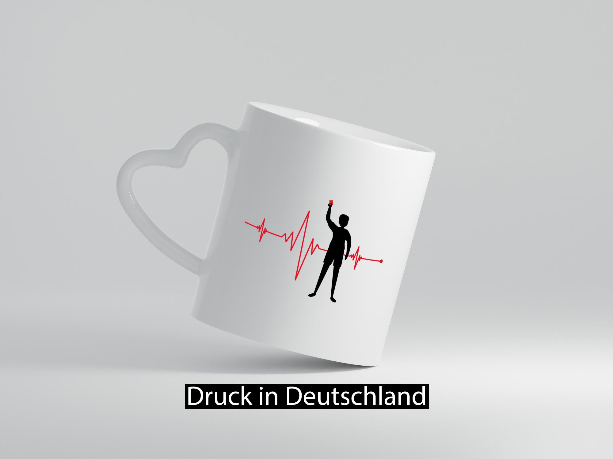 Schiedsrichter Herzschlag | Fußball Team Verein Humor Geschenkidee Tasse