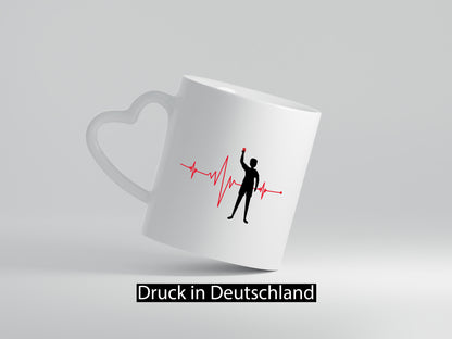Schiedsrichter Herzschlag | Fußball Team Verein Humor Geschenkidee Tasse