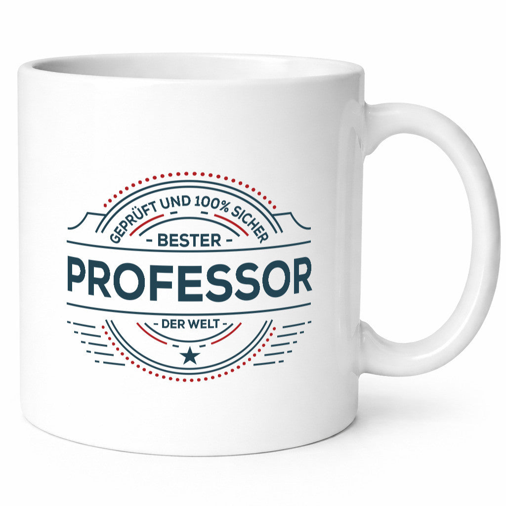 Geprüft und sicher: Professor | Uni Universität Geschenk Humor Geschenkidee