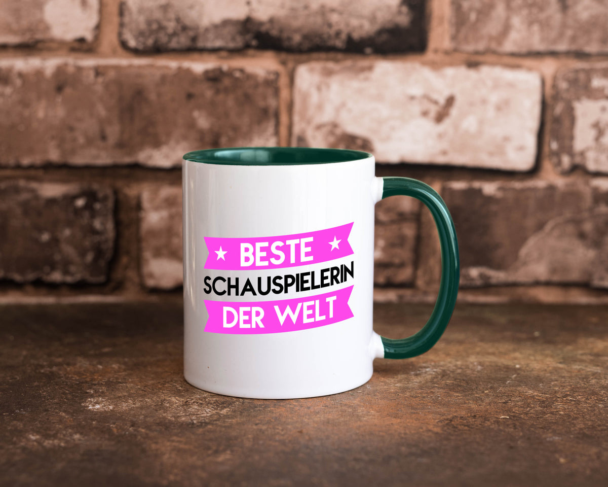 Beste Schauspielerin | Theater lustiger Spruch Geschenk Humor Geschenkidee Tasse