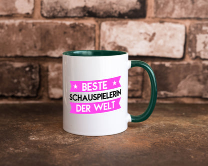 Beste Schauspielerin | Theater lustiger Spruch Geschenk Humor Geschenkidee Tasse
