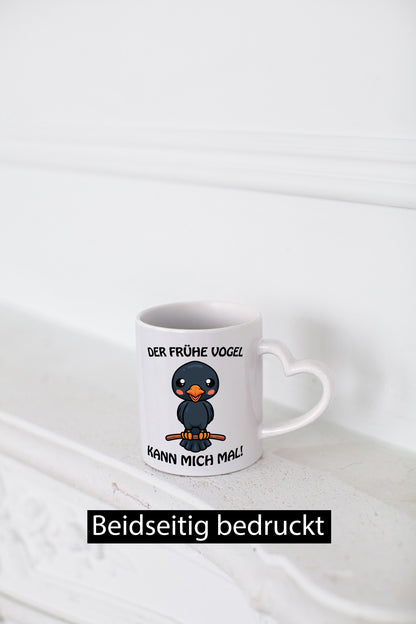 Der Frühe Vogel Humor Geschenkidee Tasse