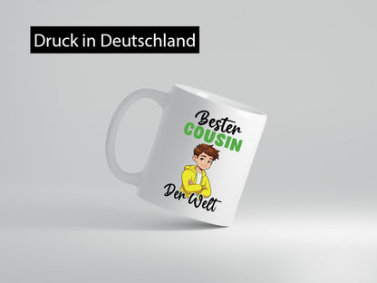 Bester Cousin | Familie Verwandschaft Geschenkidee Humor Tasse