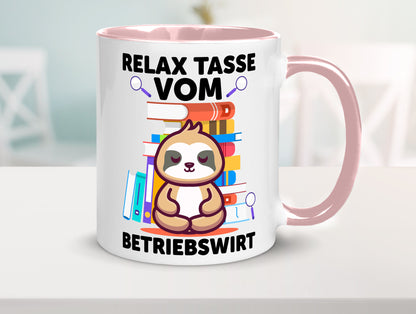 Relax Tasse: Betriebswirt | Betriebswirtschaft lustiger Spruch Geschenk Humor