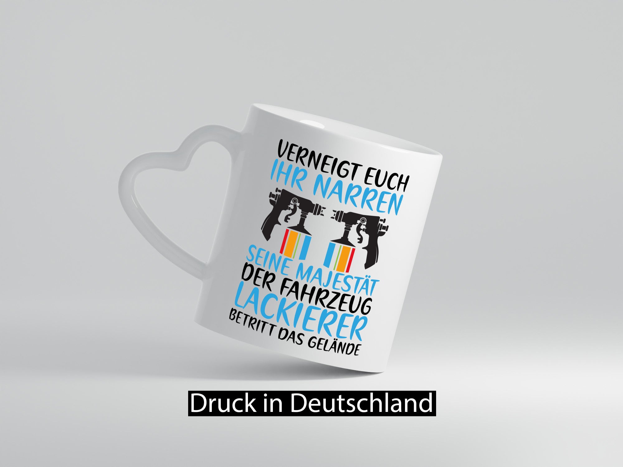 Verneigt euch vor dem Fahrzeug Lackierer | KFZ Sprühdose Geschenk Humor