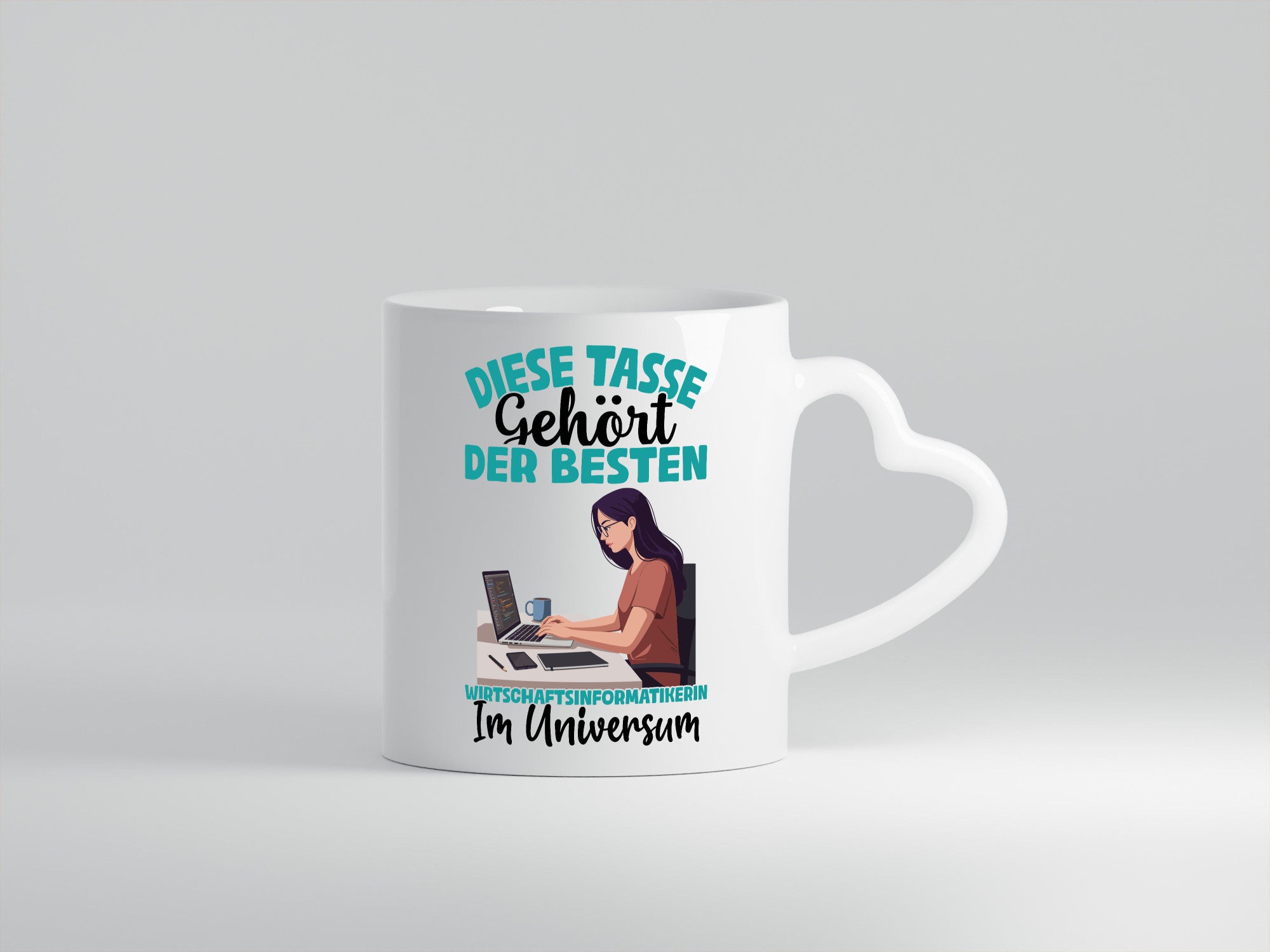 Im Universum: Wirtschaftsinformatikerin | Informatikin Geschenkidee Humor Tasse