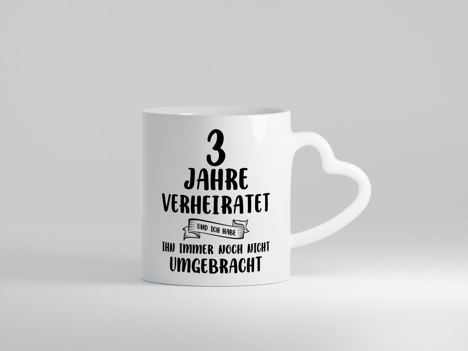 3 Jahre Verheiratet, immer noch am Leben! Geschenkidee Humor Tasse